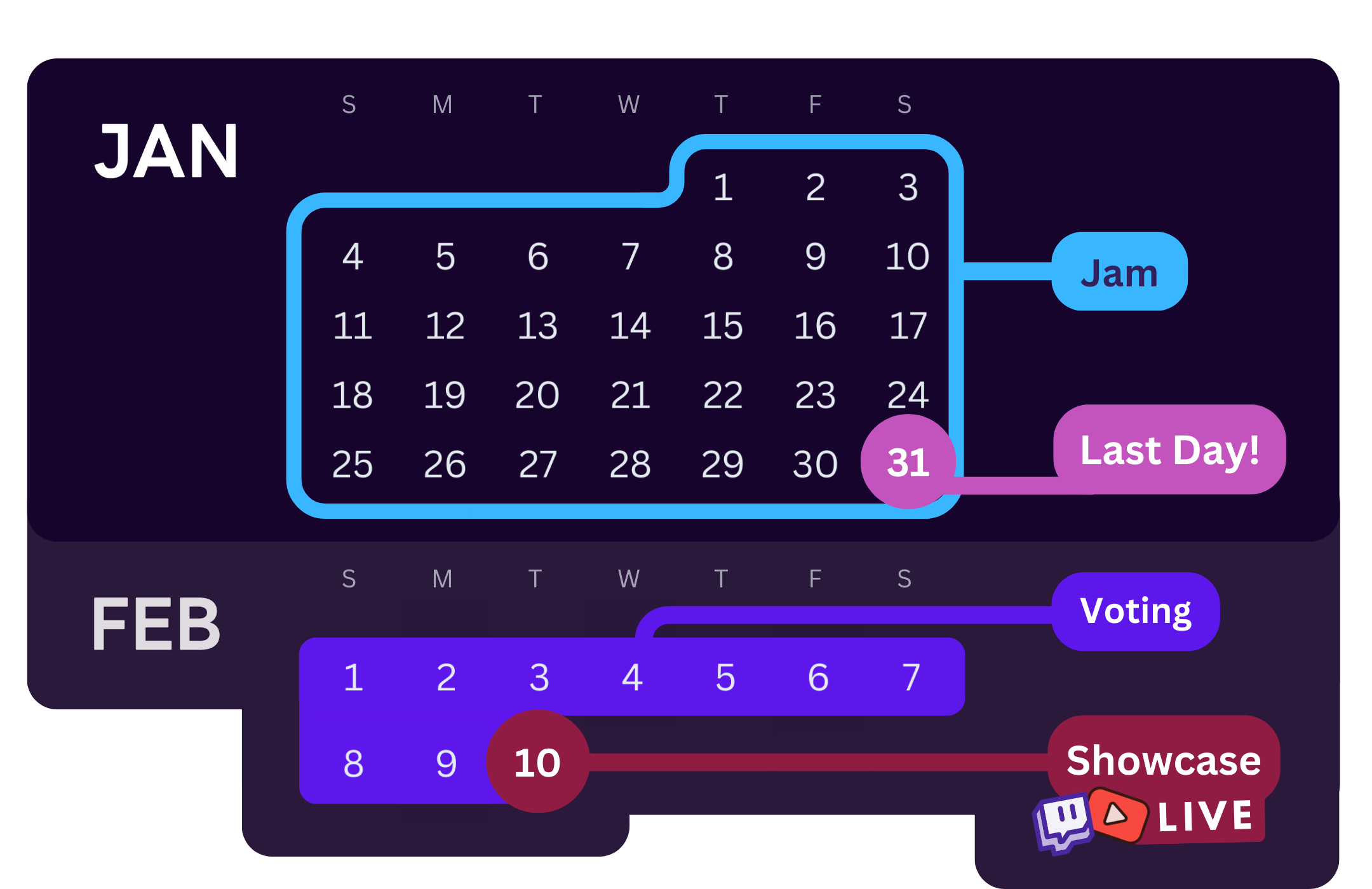 Jam Calendar Image